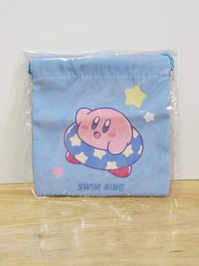 *4 for $20* Kirby Swim Ring 4" Drawstring Pouch